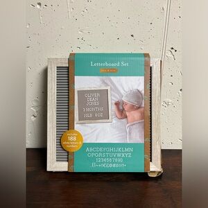 Kate & Milo Letterboard Set/ 188 Letters & Numbers/ New